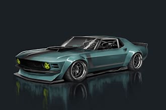 carve 3d car for printing, car animation, 3d sculpture,3dvehicle design
