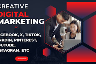 be your social media marketing manager and content creator