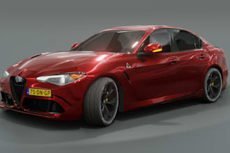 design 3d photorealistic vehicle,3d gaming car, tuning wheel,gta v,car animation