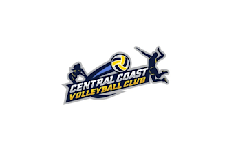 make high resolution new volleyball club logo
