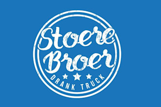 design a vintage creative food truck logo