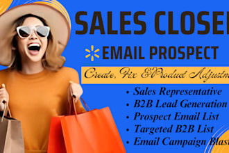 do sales closer sales representative b2b lead generation email prospect