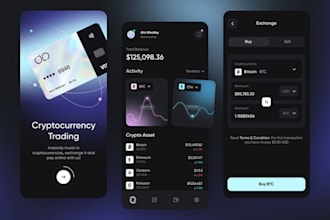 develop trading website, trading app, crypto exchange, crypto trading app