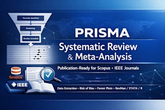 conduct prisma systematic review and meta analysis for scopus and ieee journals