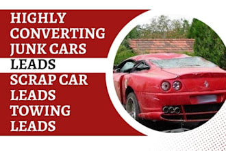 generate junk cars leads scrap car leads towing leads roadside assistance leads