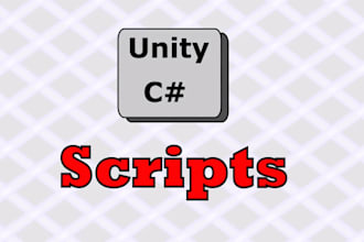 write a professional unity script or code for your game
