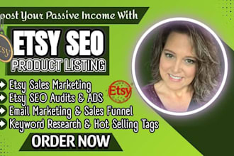 write SEO friendly product descriptions for shopify and etsy listings