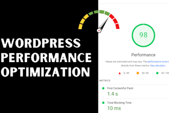do wordpress website speed optimization, improve page speed