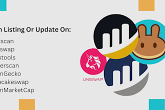 do bscscan update, logo update, etherscan update, token update, token listing