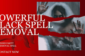 cast powerful spell to remove dark spell using archangel powers