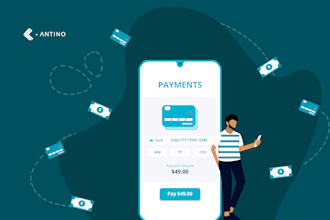 build digital wallet, payments and nfc app, fintech app with flutter