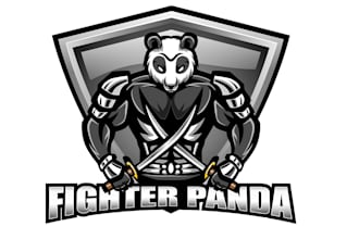 design high quality fighter sword mascot logo with fastest delivery
