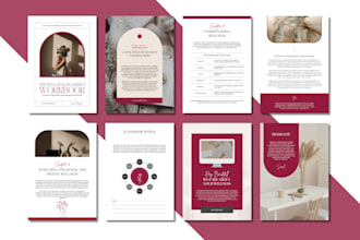 design compelling ebook, workbook, brochure, and PDF document