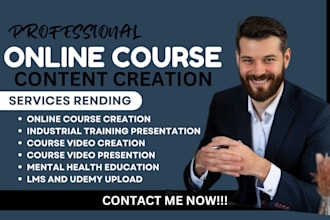 create course content, ecourse,therapy,christian, academic, tella video creation