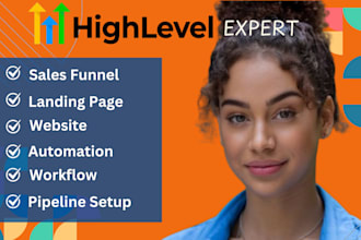 gohighlevel expert gohighlevel website go high level chatbot landing page