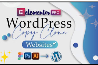 build responsive copy, clone or design or redesign website