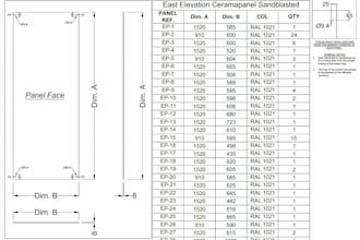 create technical cad drawings with dimensions