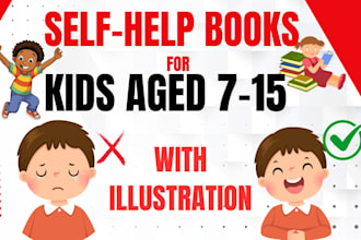 write engaging self help books for kids aged 10 to 15 to build confidence