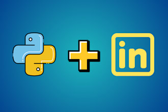 make a custom python bot for linkedin