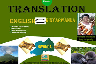 professionally translate english to kinyarwanda and kinyarwanda to english