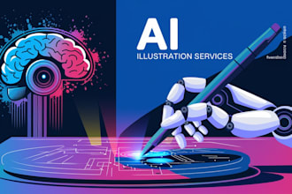 create stunning ai generated illustrations for your projects