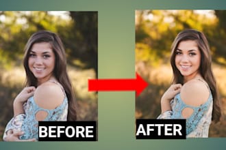 professionally retouch,blurry photos,editing potrait