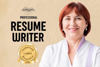 write professional ats resume, CV for executive, or federal usajobs