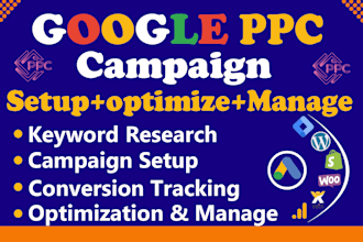 setup, optimize google ads, adwords PPC campaign