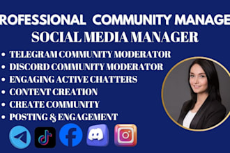 be telegram community manager, social media manager and discord chatters