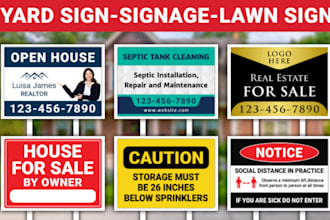 design billboards and real estate signage