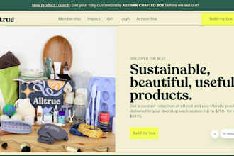design subscription website subscription box shopify store membership website