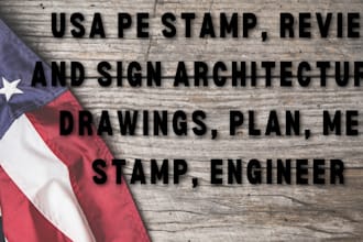 provide structural plans, load calculations,mep, hvac and civil permit drawings