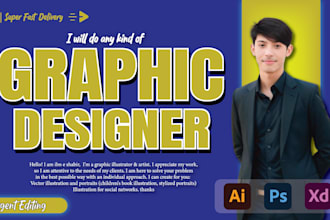 do graphic design, vector, logo editing in illustrator