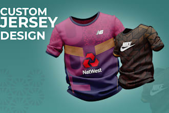 custom jersey design or sublimation design