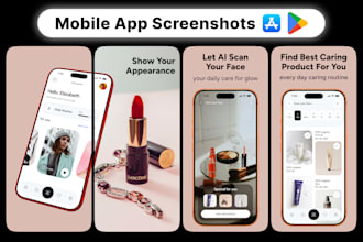 design app store screenshots and play store screenshots aso