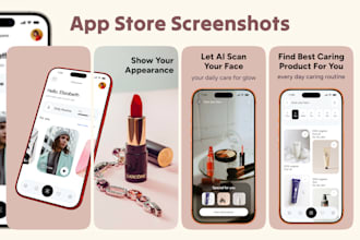 design ios app store screenshots and play store screenshots