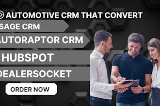 setup automotive sales crm bonsai hubspot sage crm dealersocket autoraptor crm