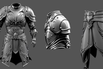 design 3d armor 3d mask 3d helmet 3d weapon helmet cosplay for 3d printing