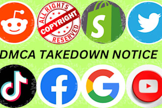 takedown removes defaming harassing content from google reddit fb tiktok