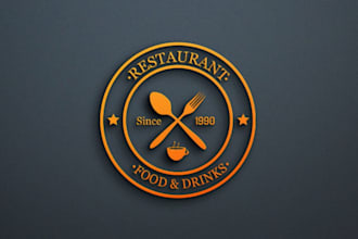make luxury hotel and restaurant logo