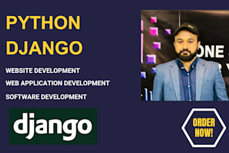 develop python django websites and web applications