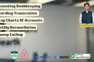 do expert bookkeeping services in quickbooks, waves, and buildium yardi