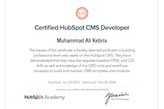 create custom hubspot website as a professional hubspot developer