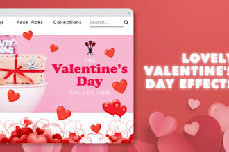 design redesign valentine winning products shopify store sales