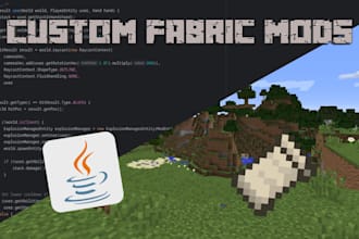 create a custom minecraft fabric mod