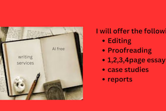 proofread, edit, format  and write in apa 7, mla and chicago