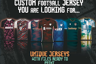design the best fully sublimable jersey for your team