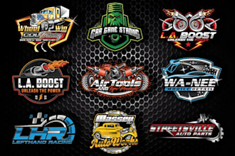 do automotive auto detailing car wash logo design with unlimited revisions