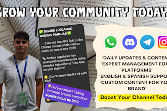 manage instagram, whatsapp, telegram, and discord channels