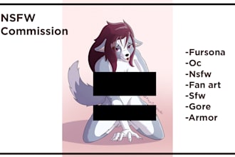 make your furry characters nsfw, kink friendly or hardcore
